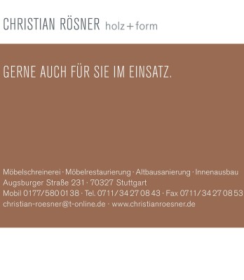 Christian Rösner holz + form