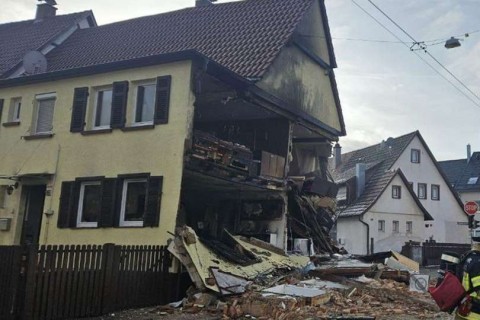 Explosion in Stuttgart Vaihingen